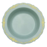 5 Oz. Robin Blue Victorian Design Plastic Bowls | 120 Count