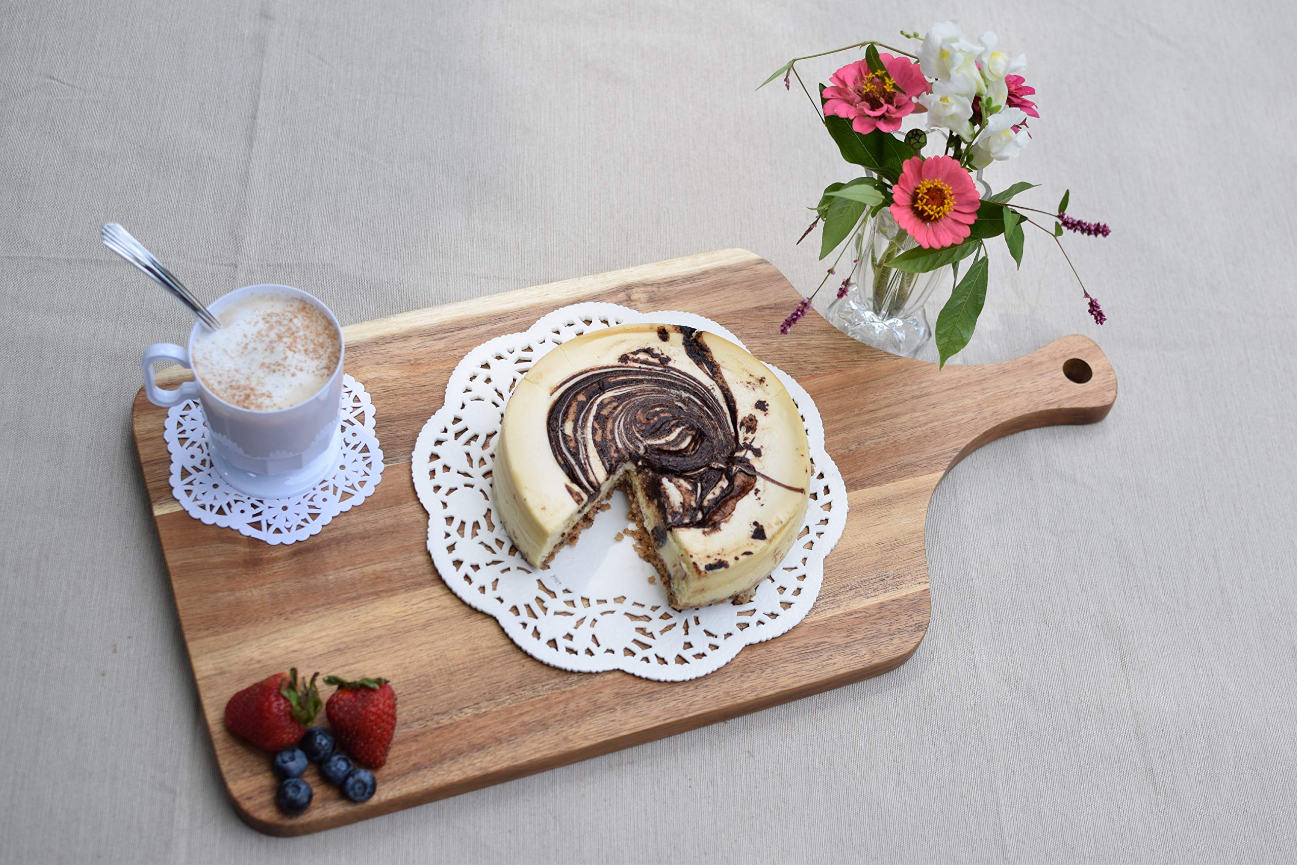 6.5 In. Round White Paper Doilies | 30 Count