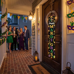 Mardi Gras Masquerade Hanging Sign