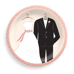 Elegant Wedding Attire 6.75" Paper Plates