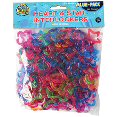 Heart & Star Interlockers - 144 Count