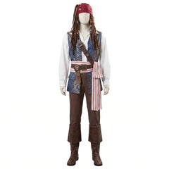 Men's Plus Size Jack Sparrow Halloween Costume - Pirates of the Caribbean