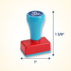 "So Cool" Self-Inking Stampers - 12-Pack for Kids' Parties