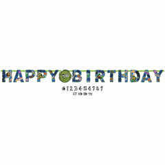 Teenage Mutant Ninja Turtles Add-an-Age Jumbo Birthday Banner Kit