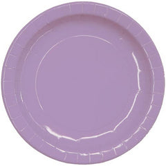 9 In. Lavender Paper Plates | 8 Count
