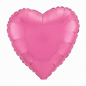 Bright Bubblegum Pink Heart Foil Balloon