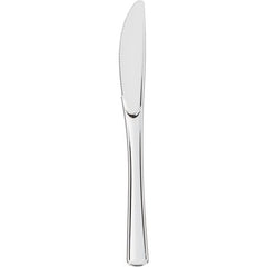 Exquisite Classic Silver Plastic Knives | 120 Count