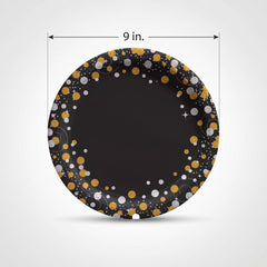Celebrate Sparkle 9" Prismatic Birthday Plates