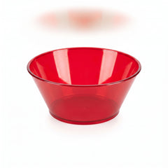 Apple Red 24oz Small Plastic Serving Bowl