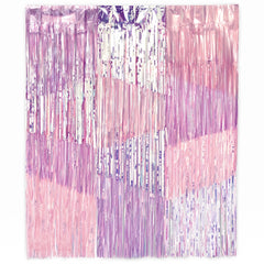 Iridescent Luminous Pastel Fringe Backdrop Kit
