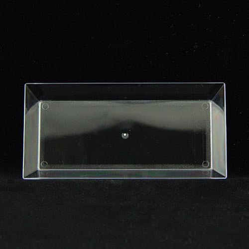 5 In. Clear Miniature Rectangle Tray - 10 Ct.