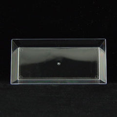 5 In. Clear Miniature Rectangle Tray - 10 Ct.
