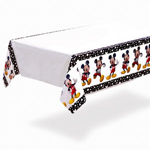 Mickey Mouse Forever Reusable Plastic Table Cover - 54"x96"