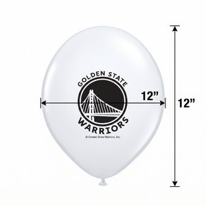 Golden State Warriors 12" Printed Latex Balloons - 6 Pack