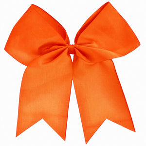 Vibrant Oversized Orange Bow Headband