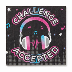 "Challenge Accepted" Internet Famous Luncheon Napkins - 6.5 In. x 6.5 In., 16-Pack