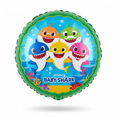 Baby Shark Foil Balloon - 18-inch Mylar