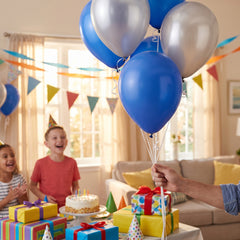 Royal Blue Solid Latex Balloons - 12" | Pack of 15