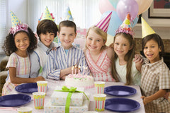 7 In. Navy Plastic Plates | 50 Count