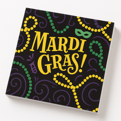 Good Times Mardi Gras Beverage Napkins
