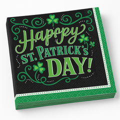 Clover Me Lucky St. Patrick’s Day Lunch Napkins - 6.5 In. x 6.5 In., 125-Pack