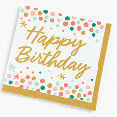 Wish Big Birthday Lunch Napkins - 36 Pack