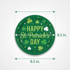 Irish Blessings St. Patrick's Day 8.5" Paper Plates