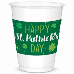 St. Patrick's Day 18oz Irish Blessings Plastic Cups - 25ct