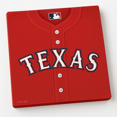 Texas Rangers MLB Luncheon Napkins - 6.5 In. x 6.5 In.