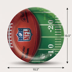 NFL Drive 10.5" Round Paper Plates