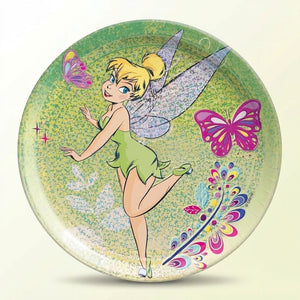 Disney Tinkerbell 7" Prismatic Plates