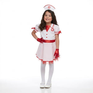 Girls' Halloween Nurse Costume - Child S (4-6)