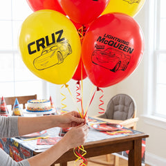 Disney Cars 3 Latex Balloons - 12" Party Set (6 Pack)