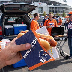 Denver Broncos NFL Luncheon Napkins - 6.5 In. x 6.5 In.