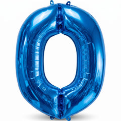 Royal Blue Foil Letter O Balloon