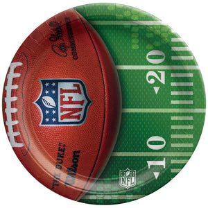 NFL Drive 7-Inch Round Paper Dessert Plates - 18 Pack