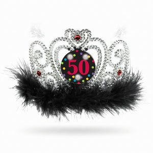 Sparkling Light-Up 50th Birthday Tiara
