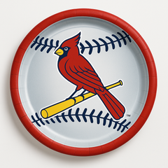 St. Louis Cardinals 9" Round Paper Plates
