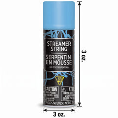 Light Blue Streamer String Spray - 3 oz