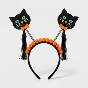 Halloween Tassel Kitty Cat Headbopper