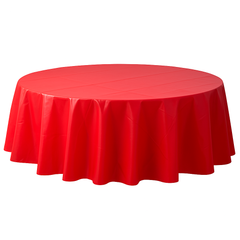 TC 84" RND PL APPLE RED