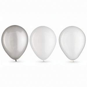 Platinum Assorted 5-Inch Latex Balloons - 25 Pack