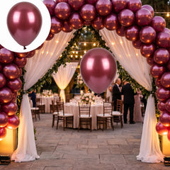 Bright Pink 11" Latex Balloons - 100 Pack