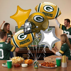 Green Bay Packers Foil Balloon Bouquet