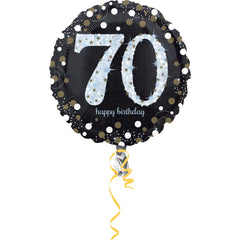 Sparkling 70th Birthday Foil Balloon