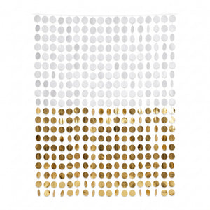 Gold Tissue Circle Backdrop Decoration - Large