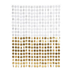 Gold Tissue Circle Backdrop Decoration - Large
