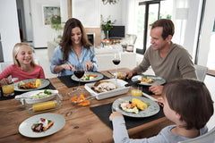 8" Blossom Circle Design Plastic Plates (10)