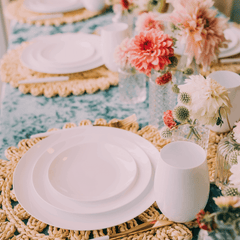 10 In. Trend White Plastic Plates | 10 Count