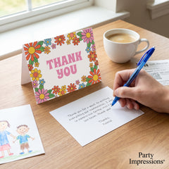 Pretty Petals Birthday Thank You Card